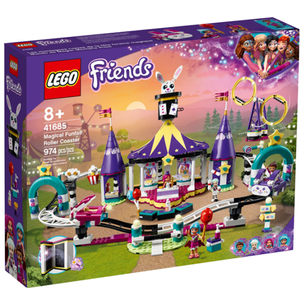 Конструктор LEGO Magical Funfair Roller Coaster Приключения/ Разноцветный photo 1