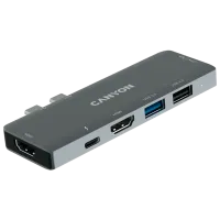 Adapter Canyon DS-5B 7-in-1 USB Type-C/ Gray