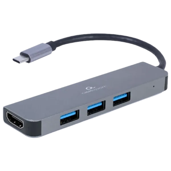 Адаптер Cablexpert A-CM-COMBO2-01 USB Type-C/ Серый photo 1