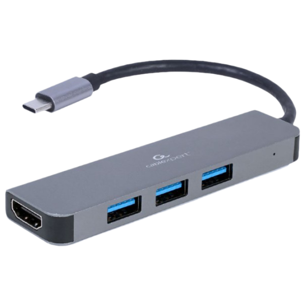 Адаптер Cablexpert A-CM-COMBO2-01 USB Type-C/ Серый photo 1
