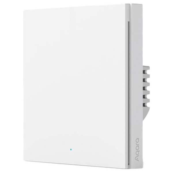 Умный переключатель Aqara Smart Wall Switch H1 (cu Nul, Single rocker) Белый photo 1