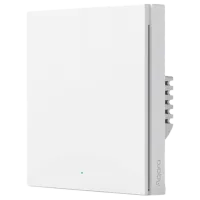Intrerupator inteligent Aqara Smart Wall Switch H1 (cu Nul, Single rocker) White