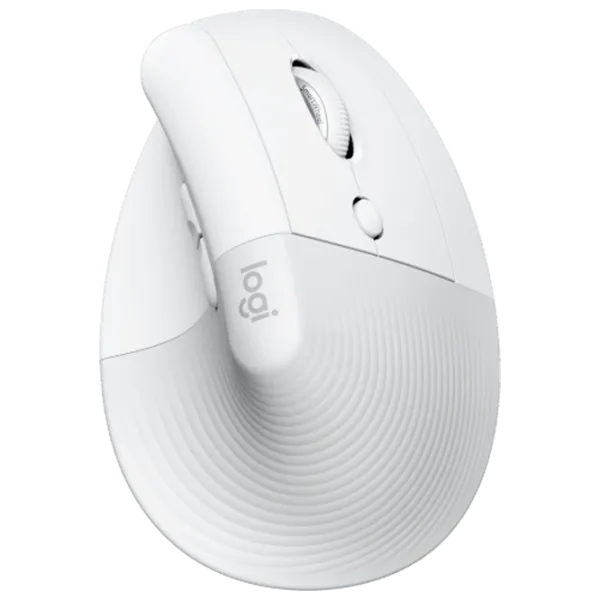 Mouse Logitech Lift Vertical Bluetooth, USB/ White photo 1 Mouse Logitech Lift Vertical Bluetooth, USB/ White photo 1
