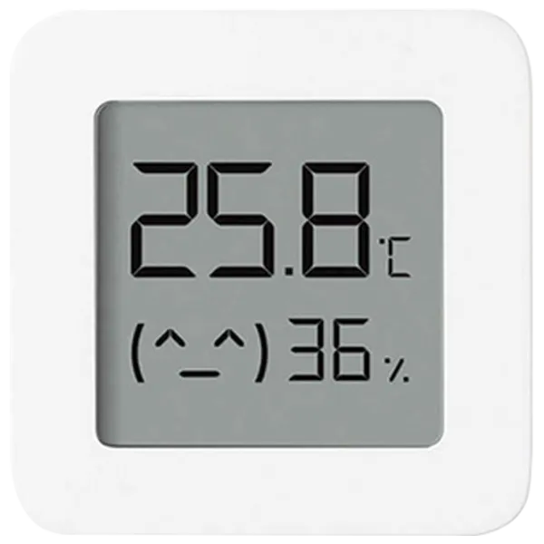 Senzor de Temperatură si Umiditate Xiaomi Mi Temperature and Humidity Monitor 2 White photo 1