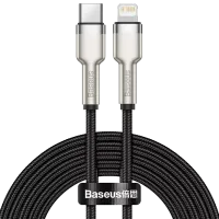 Кабель для телефона CATLJK-B01 Baseus USB Type-C + Lightning 2 м/ Черный
