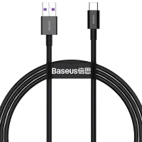 Cablu pentru telefon CAKF000201 Baseus USB Type-A + USB Type-C 2 m/ Black