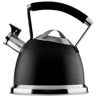 Ceainic Ardesto AR0747KS 2.5l Oțel inoxidabil / Bachelit / Black