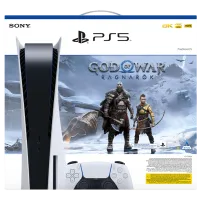 Sony PlayStation 5 + God Of War Ragnarok voucher 825 ГБ / Белый