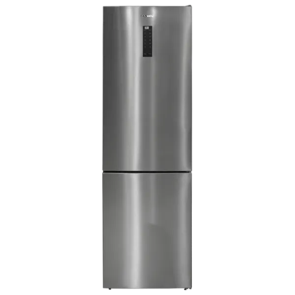 Frigider Daewoo FKM295FIR0MD cu congelator jos 294 l / 186 cm / Inox photo 1