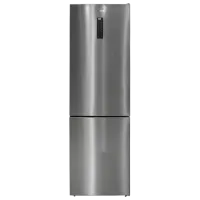 Frigider Daewoo FKM295FIR0MD cu congelator jos 294 l / 186 cm / Inox