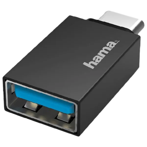 Адаптер Hama 200311 USB Type-C/ Черный photo 1