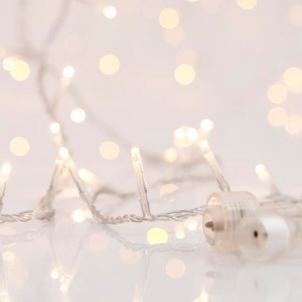 Luminițe decorative Global Christmas DS10297 Fir/ Alb cald photo 1