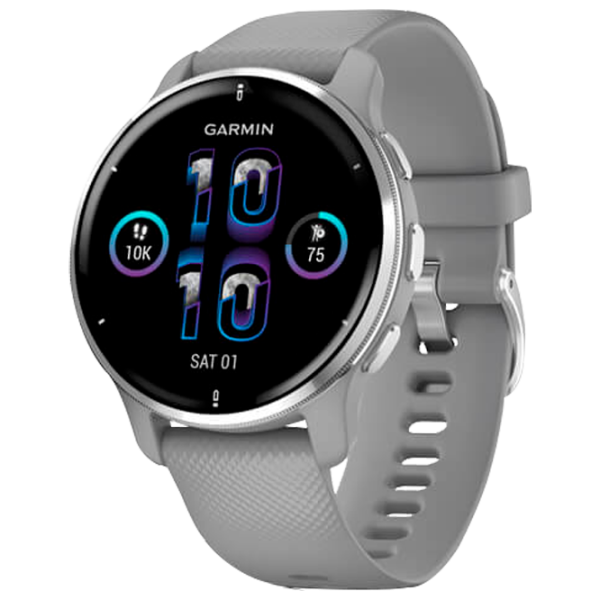 Умные часы Garmin Venu 2 1.3"/ 33 мм/ Серый - Серый/ 010-02496-10 photo 1