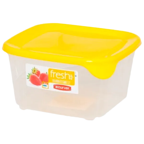 Container Curver FRESH&GO 1.2 l/ Plastic/ Yellow photo 1