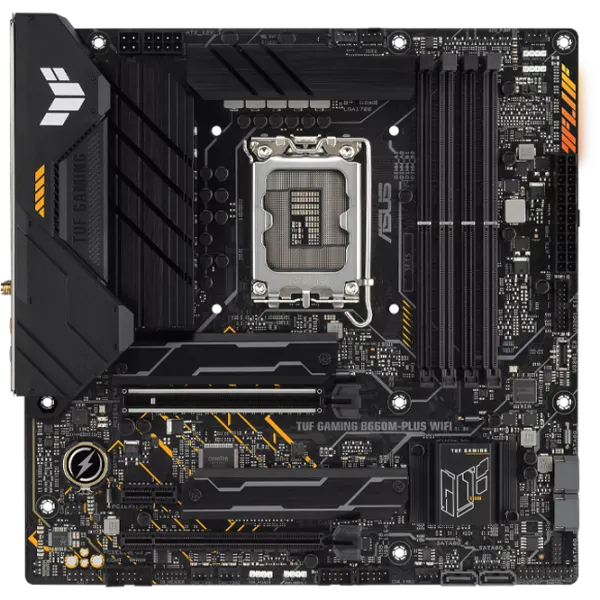 Материнская плата Asus TUF GAMING B660M-PLUS WIFI D4 mATX/ Intel B660M photo 1 Материнская плата Asus TUF GAMING B660M-PLUS WIFI D4 mATX/ Intel B660M photo 1