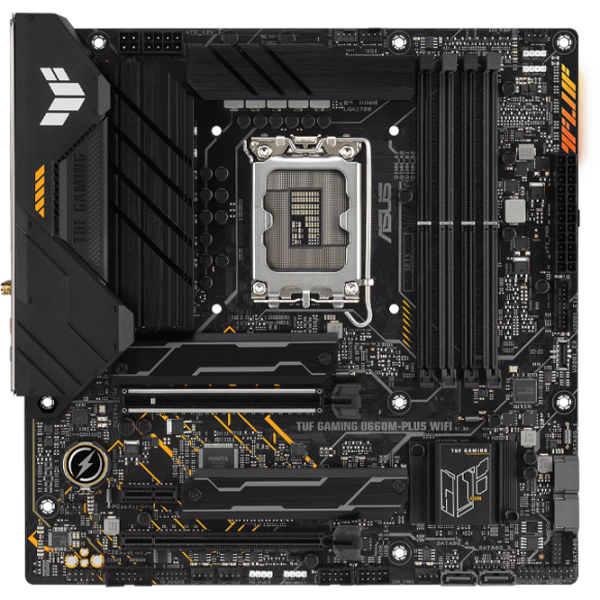Материнская плата Asus TUF GAMING B660M-PLUS WIFI D4 mATX/ Intel B660M photo 1 Материнская плата Asus TUF GAMING B660M-PLUS WIFI D4 mATX/ Intel B660M photo 1