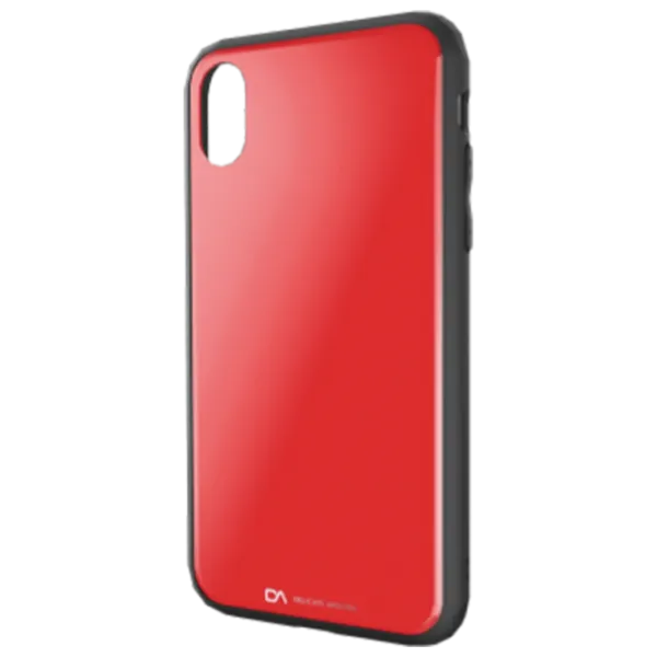 Husă pentru smartphone Apple iPhone X DA / Back / Înveliș din sticlă / Black Red photo 1 Husă pentru smartphone Apple iPhone X DA / Back / Înveliș din sticlă / Black Red photo 1