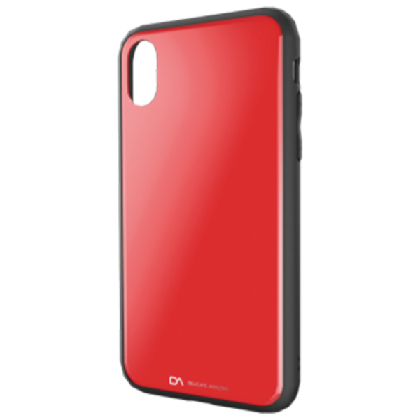 Husă pentru smartphone Apple iPhone X DA / Back / Înveliș din sticlă / Black Red photo 1 Husă pentru smartphone Apple iPhone X DA / Back / Înveliș din sticlă / Black Red photo 1