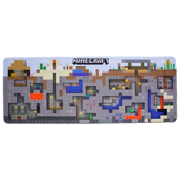 Коврик для мышки Paladone Minecraft World Серый photo 1 Коврик для мышки Paladone Minecraft World Серый photo 1