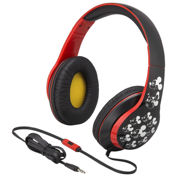 Căști eKids/ iHome with Mic Mickey Mouse Black Cu fir/ Personal photo 1 Căști eKids/ iHome with Mic Mickey Mouse Black Cu fir/ Personal photo 1