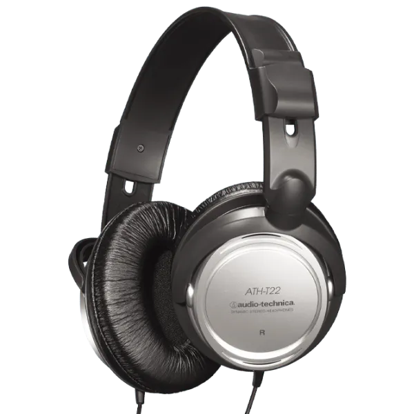 Наушники AUDIO-TECHNICA ATH-T22 Серебристый Черный Проводная/ Персональный photo 1 Наушники AUDIO-TECHNICA ATH-T22 Серебристый Черный Проводная/ Персональный photo 1
