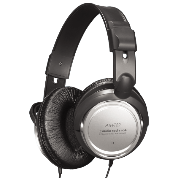Наушники AUDIO-TECHNICA ATH-T22 Серебристый Черный Проводная/ Персональный photo 1 Наушники AUDIO-TECHNICA ATH-T22 Серебристый Черный Проводная/ Персональный photo 1