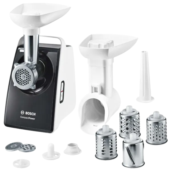 Mașină de tocat carne Bosch MFW3640A 1600 W/ 1.9 kg/ min/ White photo 1