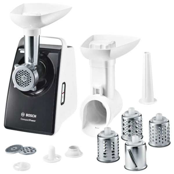 Mașină de tocat carne Bosch MFW3640A 1600 W/ 1.9 kg/ min/ White photo 1