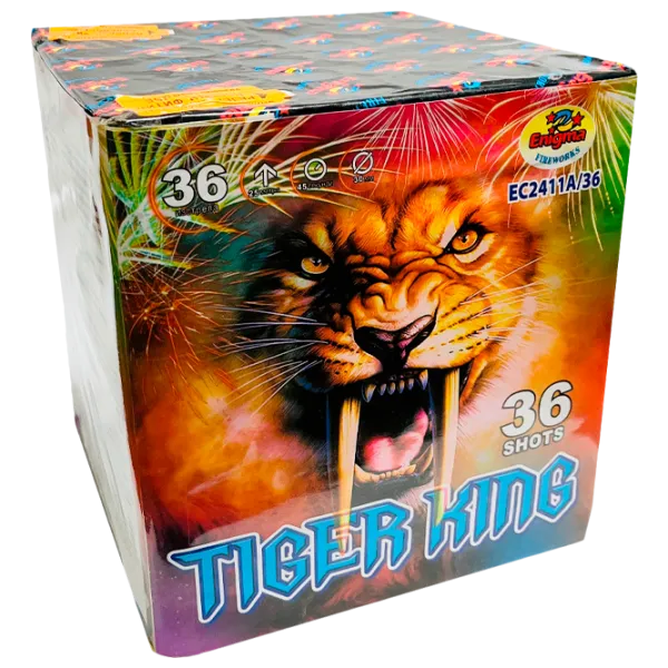 Батарея салютов Pyro TIGER KING BLUE EC2411A 36 залпов photo 1