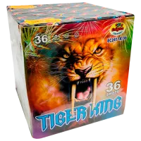 Baterie de artificii Pyro TIGER KING BLUE EC2411A 36 focuri