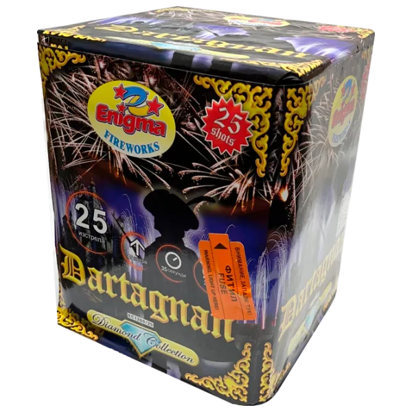 Батарея салютов Pyro DARTAGNAN EC1260 25 залпов photo 1