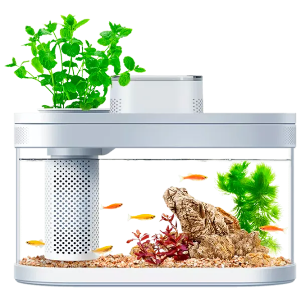 Аквариум Xiaomi Smart Amphibious Ecology Fish Tank Pro Suit C180 8 л/ Белый photo 1