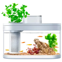 Аквариум Xiaomi Smart Amphibious Ecology Fish Tank Pro Suit C180 8 л/ Белый