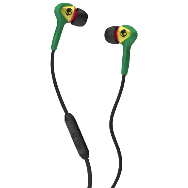 Наушники SkullCandy Smokin'Buds Rasta Зелёный Проводная/ Персональный photo 1 Наушники SkullCandy Smokin'Buds Rasta Зелёный Проводная/ Персональный photo 1
