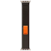 Ремень Apple Watch Trail Loop Nailon/ 49 мм/ Серый Черный