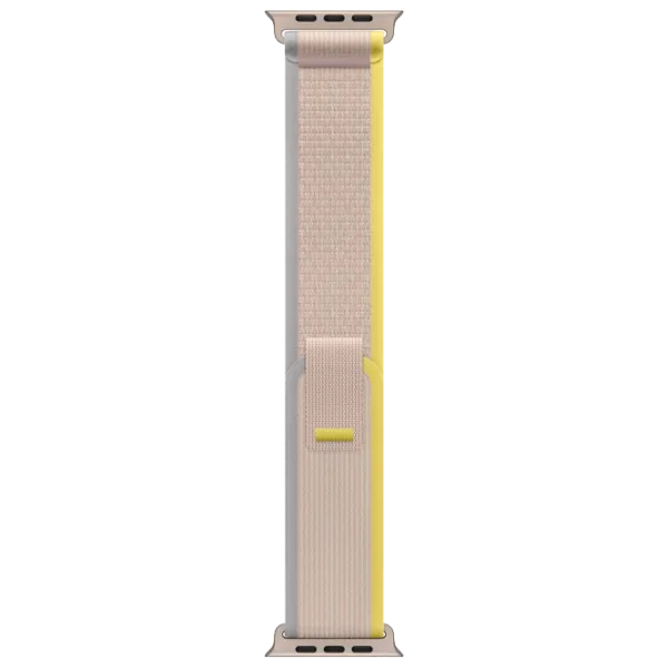 Curelușă Apple Watch Trail Loop Nailon/ 49 mm/ Beige Yellow/ Gray photo 1 Curelușă Apple Watch Trail Loop Nailon/ 49 mm/ Beige Yellow/ Gray photo 1