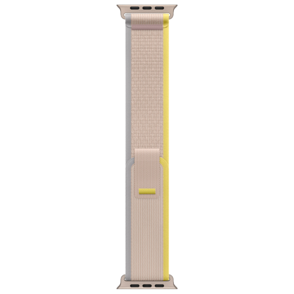 Curelușă Apple Watch Trail Loop Nailon/ 49 mm/ Beige Yellow/ Gray photo 1 Curelușă Apple Watch Trail Loop Nailon/ 49 mm/ Beige Yellow/ Gray photo 1