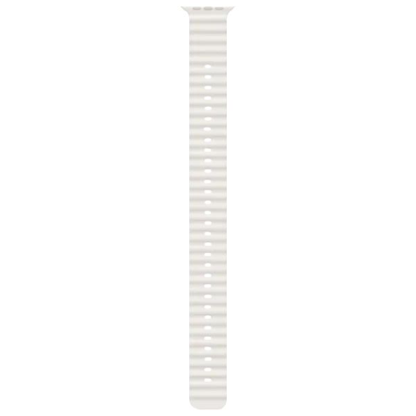 Curelușă extensie Apple Watch Ocean Band Silicon/ 49 mm/ White photo 1