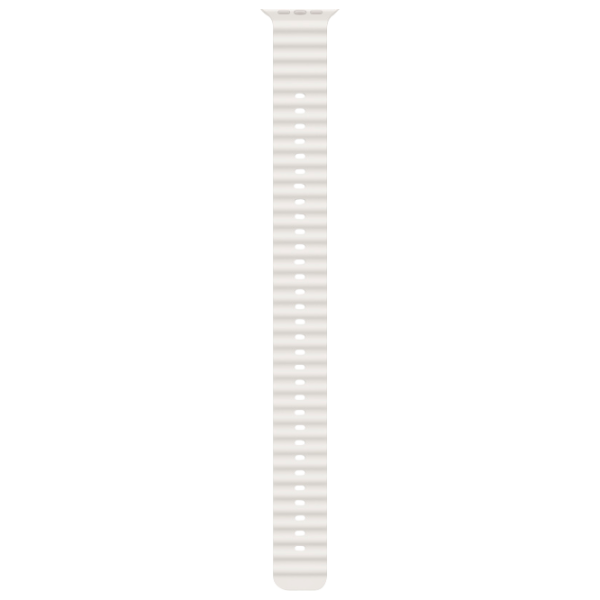 Curelușă extensie Apple Watch Ocean Band Silicon/ 49 mm/ White photo 1
