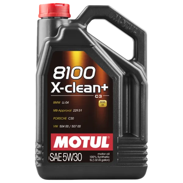 Ulei de motor Motul 5W30 8100 X-CLEAN+ 5W-30 5 l sintetic photo 1