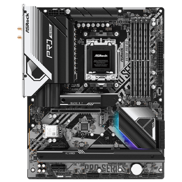 Placă de bază ASRock X670E PRO RS ATX/ AMD X670E photo 1