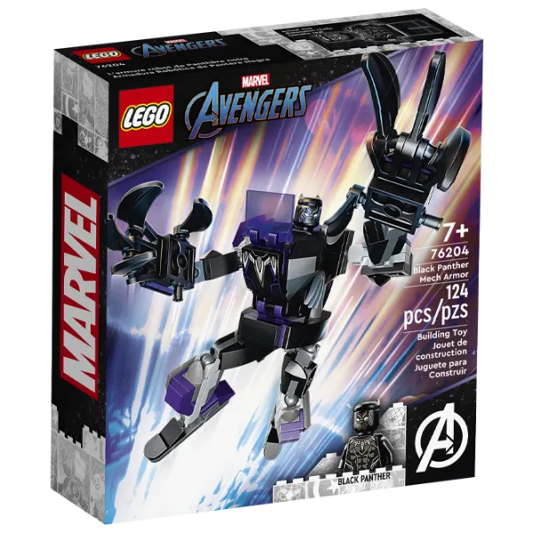 Конструктор LEGO Black Panther Mech Armor Битва/ Черный photo 1