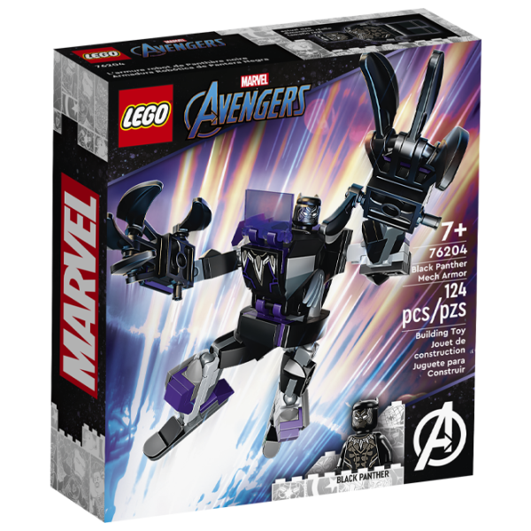 Конструктор LEGO Black Panther Mech Armor Битва/ Черный photo 1