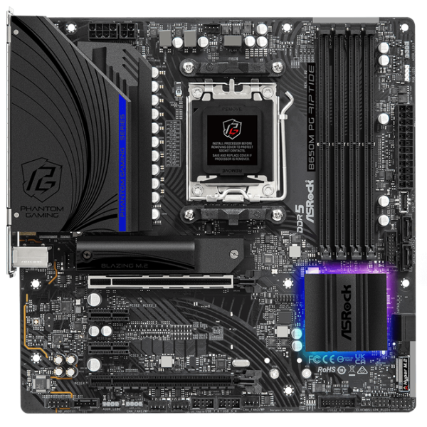 Материнская плата ASRock B650M PG RIPTIDE mATX/ AMD B650M photo 1