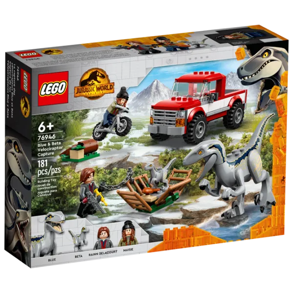 Constructor LEGO Blue & Beta Velociraptor Capture Dinozaur/ Multicolor photo 1