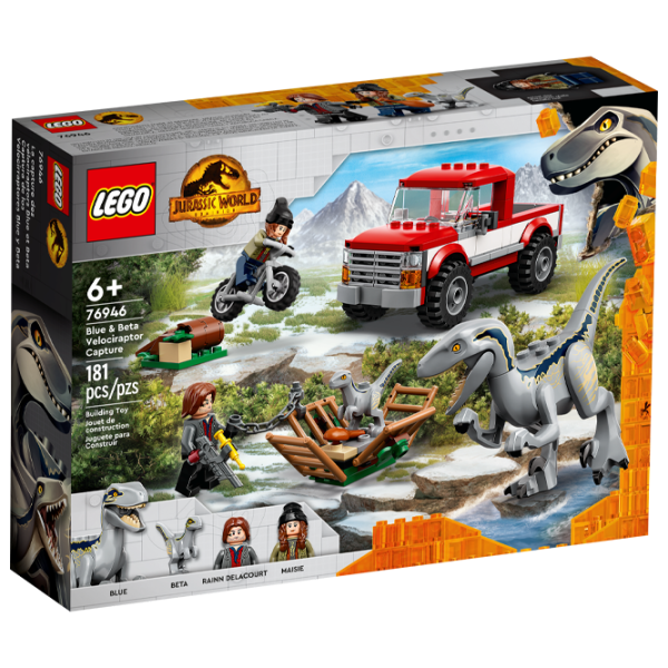 Constructor LEGO Blue & Beta Velociraptor Capture Dinozaur/ Multicolor photo 1