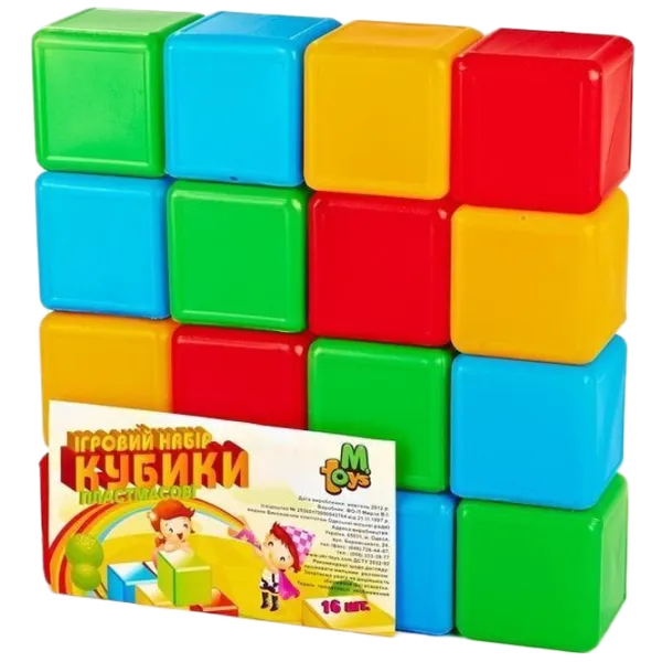 Cuburi M-Toys Cuburi сolorate 1+/ Multicolor photo 1