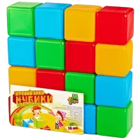 Cuburi M-Toys Cuburi сolorate 1+/ Multicolor