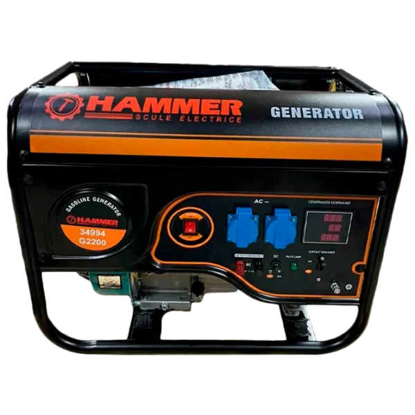 Генератор Hammer G2200 230 В Бензин/ 2.2 кВт photo 1