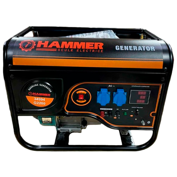 Генератор Hammer G2200 230 В Бензин/ 2.2 кВт photo 1